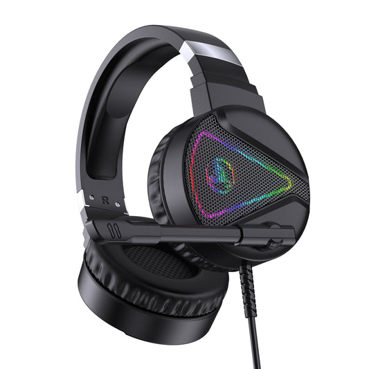 RGB Gaming Headset - Wired ABS Material Headphones With Mic, USB Plug
