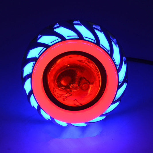Super Bright LED Headlight - Tornado Style Angel Demon Eye Motorcycle LED Parts