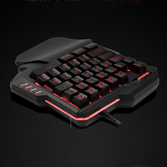 RGB Mechanical Keypad - One-Handed Gaming Keyboard with Programmable Macro Keys