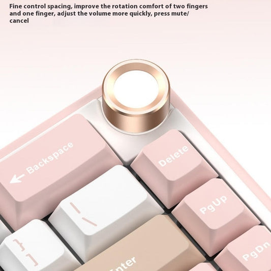 Mechanical Keyboard Wireless - Portable RGB Bluetooth Compact Gaming Keyboard