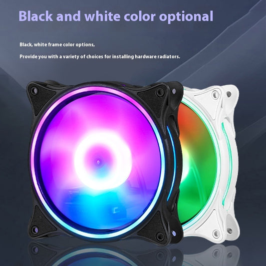 Rgb Chassis Fan – 12CM Silent PC Case Fan With Starlight LED Cooling