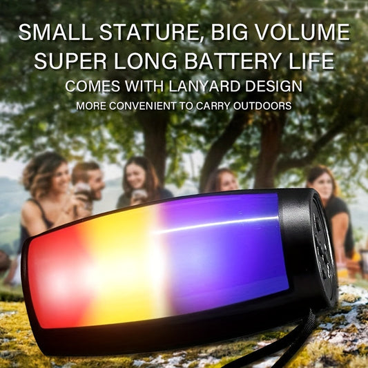 Wireless Speaker - Portable Bluetooth Speaker with 360° Surround Sound & RGB Lights