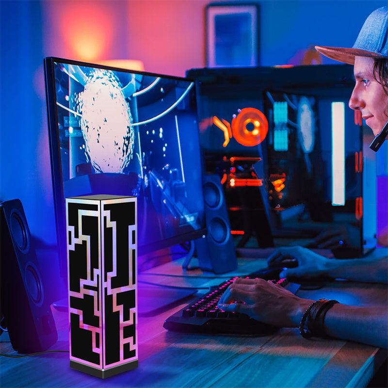 RGB Table Lamp - Adjustable RGB Lighting With Remote Control & USB Powered