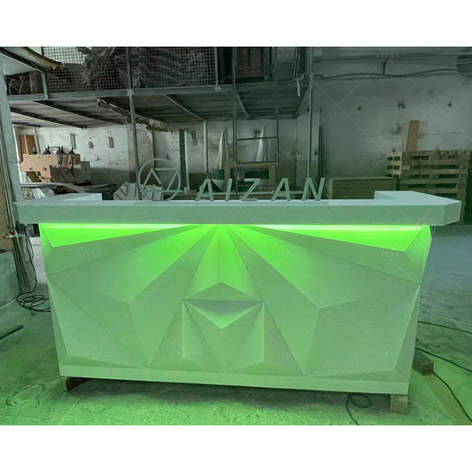 Fashion Design Customized Size Restaurant Bar Luxury Bar Design with RGB LED Lights
