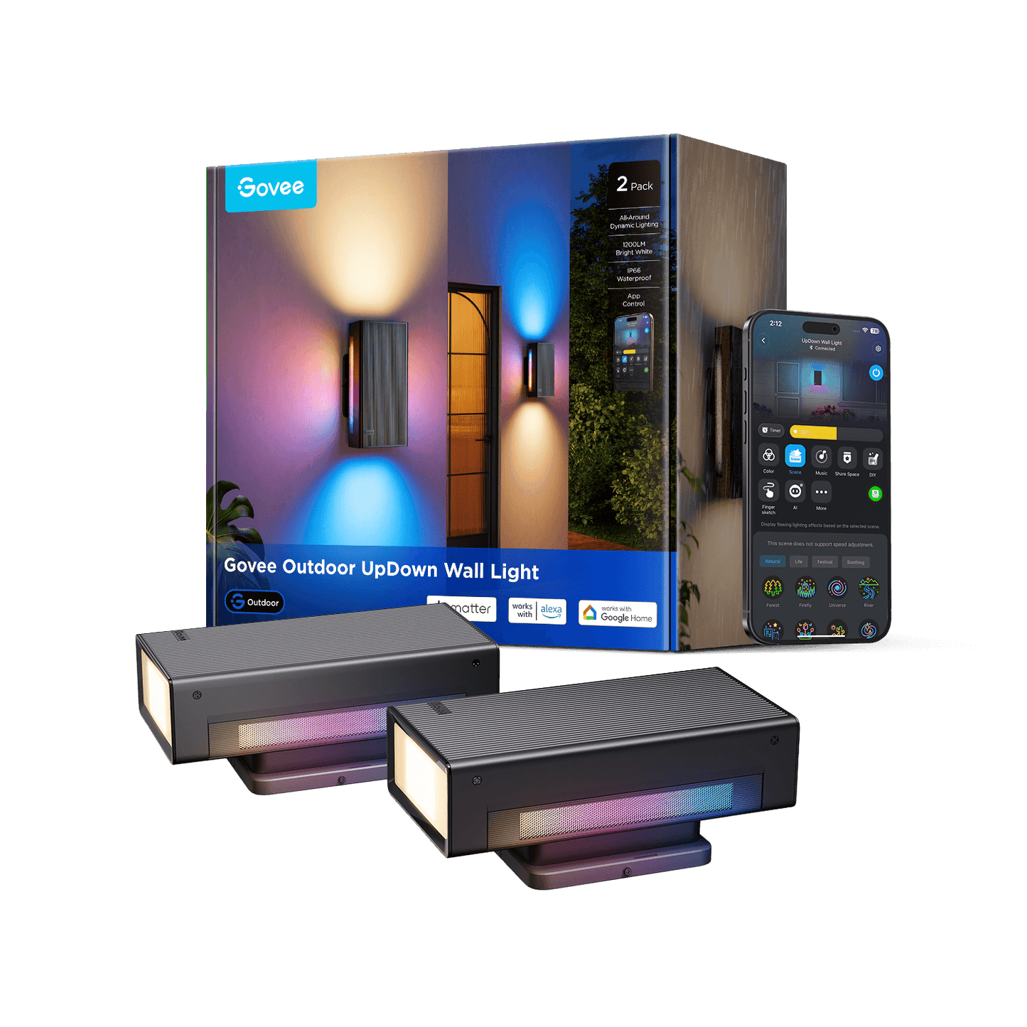 Govee Outdoor UpDown Wall Light