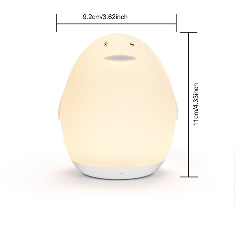 Usb Rechargeable Lamp - RGB Silicone Desk Light With Ambient Color Changing