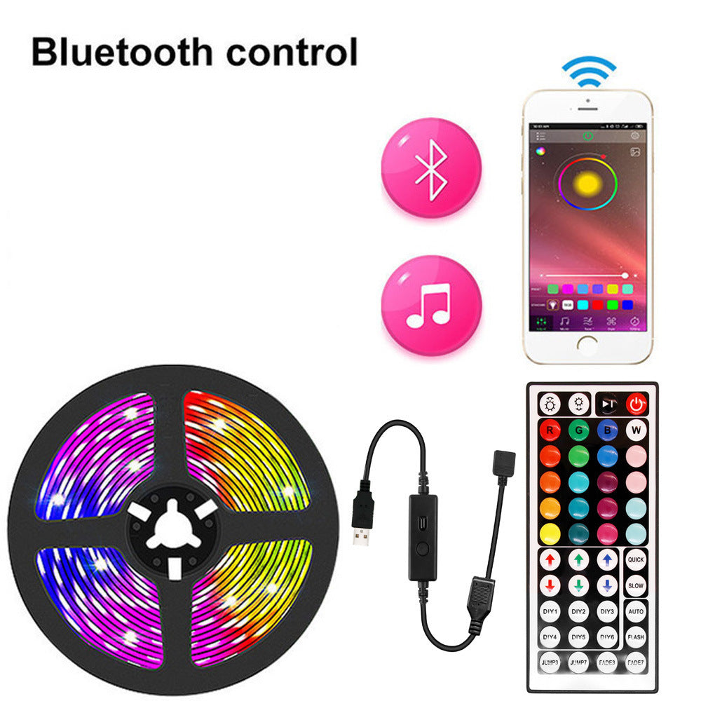 LED Strip RGB - Flexible Bluetooth 5V Waterproof Color Changing Lights with Remote Control