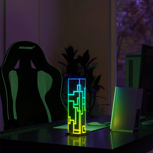 RGB Table Lamp - Adjustable RGB Lighting With Remote Control & USB Powered