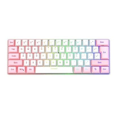 RGB Illuminated Keyboard - Compact Wireless Charging Keyboard With Colorful Backlit Keys