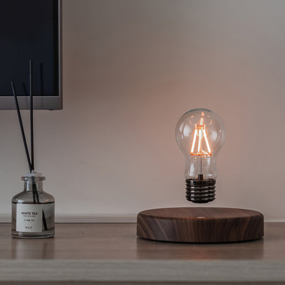 Floating Light Bulb for Living Room Magnetic Levitation Bulb Night Light In Bedroom Cozy Corner Floating Bulb for Thanksgiving Day Christmas Birthday Gift And Home Decor