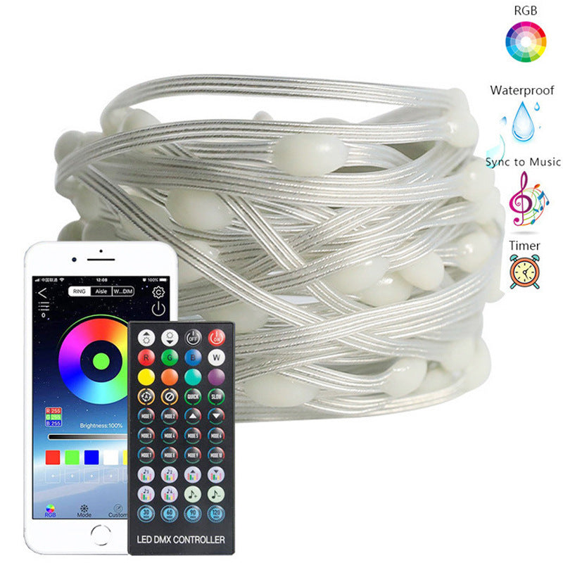 RGB Christmas Lights - Waterproof USB Powered String With Remote Control