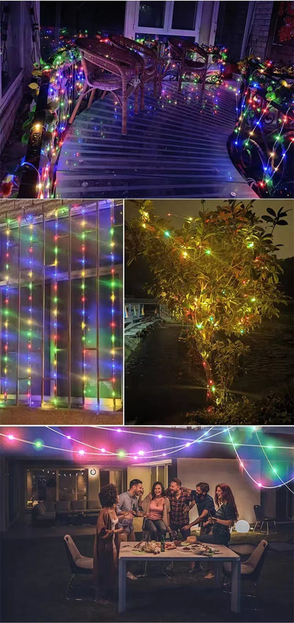 RGB LED String Lights - Waterproof USB Powered Magic Color Lighting Chain