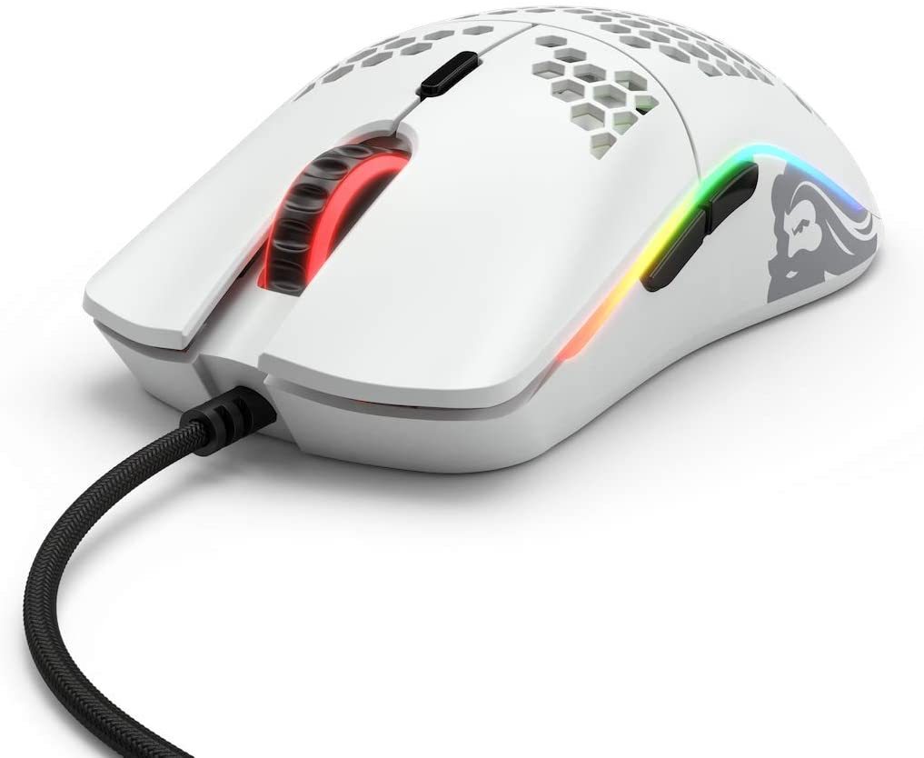RGB Gaming Mouse - Wired Optical Mouse with Adjustable DPI & Hole Design