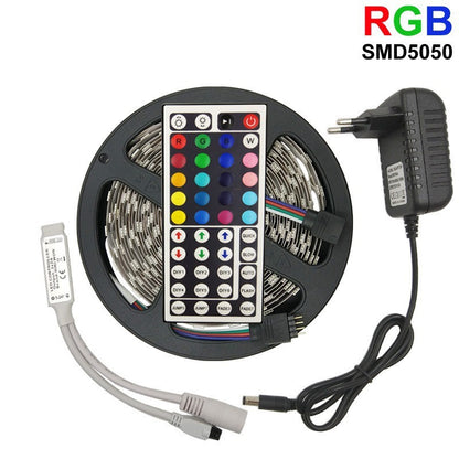LED Strip Light - RGB 5050 Waterproof 12V Flexible Color Changing Roll