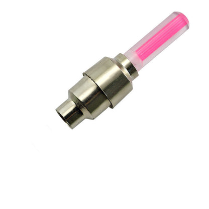 Automobile Tire Valve Lights - Waterproof Stainless Steel Wheel LED Caps