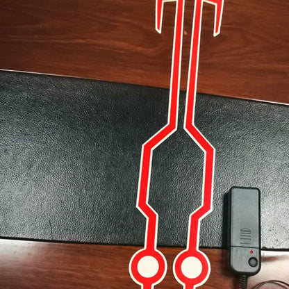 Motorcycle Helmet Light - Waterproof LED Signal Strip Kit for Riding Safety