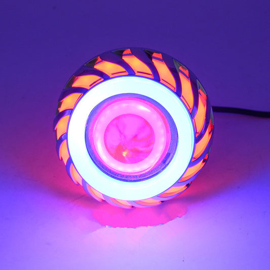 Super Bright LED Headlight - Tornado Style Angel Demon Eye Motorcycle LED Parts