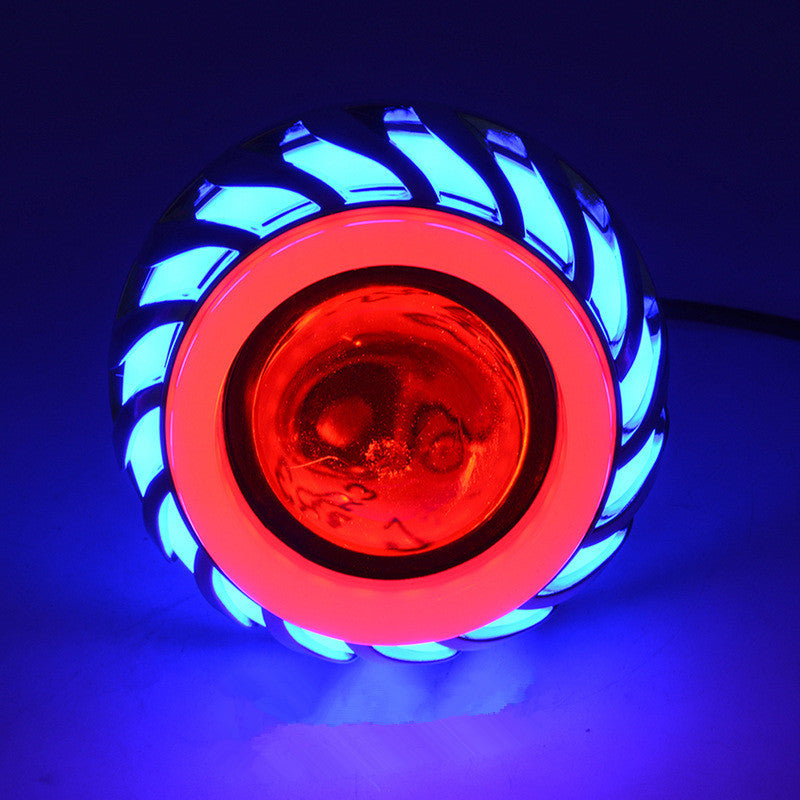 Super Bright LED Headlight - Tornado Style Angel Demon Eye Motorcycle LED Parts