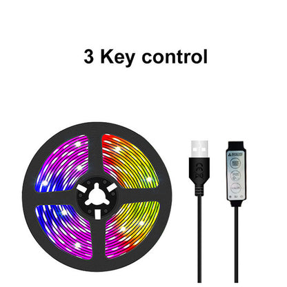 LED Strip RGB - Flexible Bluetooth 5V Waterproof Color Changing Lights with Remote Control