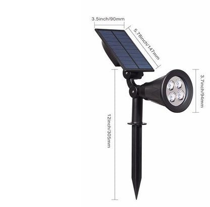 Solar Garden Light - Waterproof Outdoor RGB Ground Light | Energy Saving Lawn Lighting