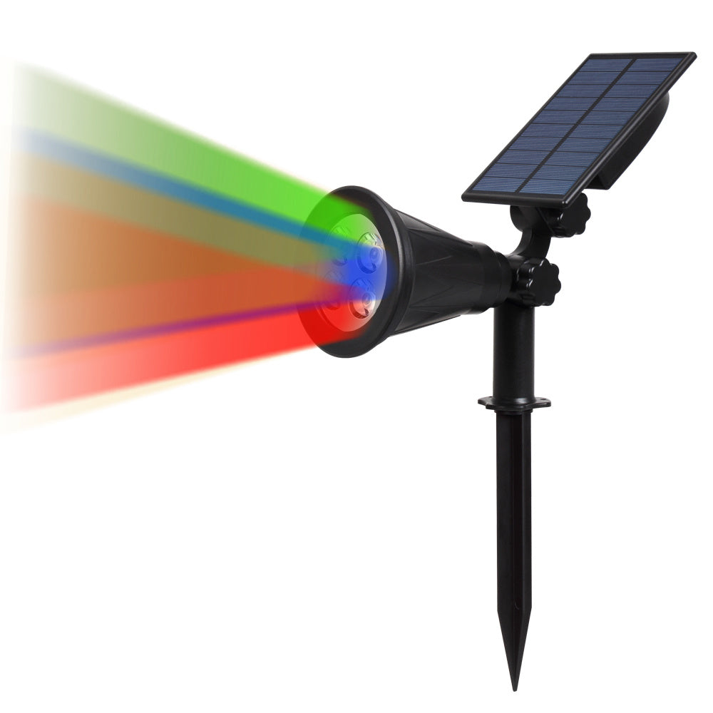 Solar Garden Light - Waterproof Outdoor RGB Ground Light | Energy Saving Lawn Lighting