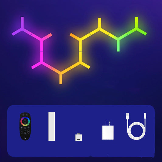 RGB Ambience Light – Colorful LED Lamp with Remote Control & Mood Lighting Branches