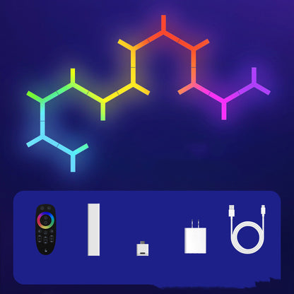 RGB Ambience Light – Colorful LED Lamp with Remote Control & Mood Lighting Branches