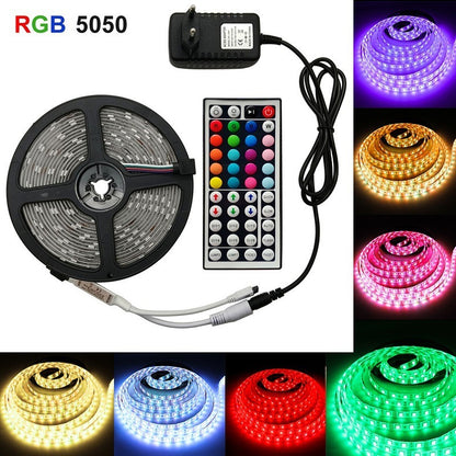 LED Strip Light - RGB 5050 Waterproof 12V Flexible Color Changing Roll
