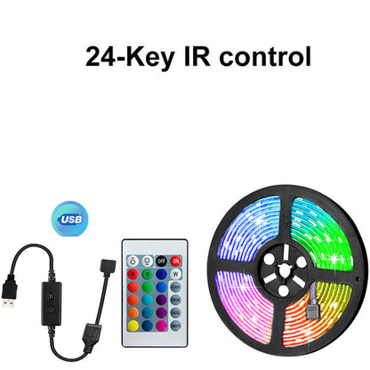 LED Strip RGB - Flexible Bluetooth 5V Waterproof Color Changing Lights with Remote Control