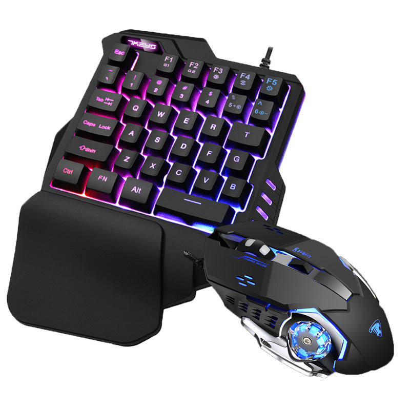 RGB Mechanical Keypad - One-Handed Gaming Keyboard with Programmable Macro Keys