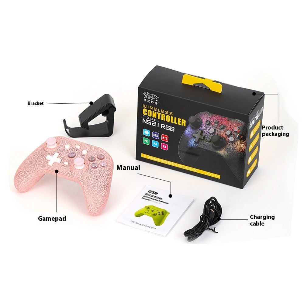 RGB Gamepad Controller – Wireless Multiplatform Gamepad with Dazzling Lamp Effect