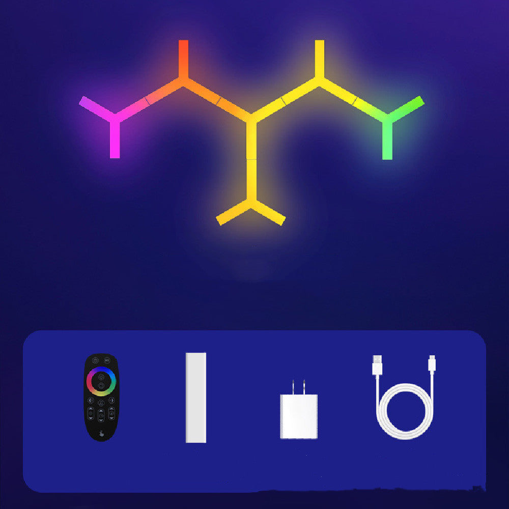 RGB Ambience Light – Colorful LED Lamp with Remote Control & Mood Lighting Branches