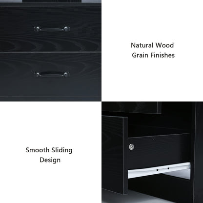 Halloween Decoration Nightstand With Charging Station, Night Stand With LED Lights, Modern Led End Table Nightstand For Bedroom, Night Stand With 2 Drawers, Bed Side Table With Storage For Living Room, White/Black/Grey