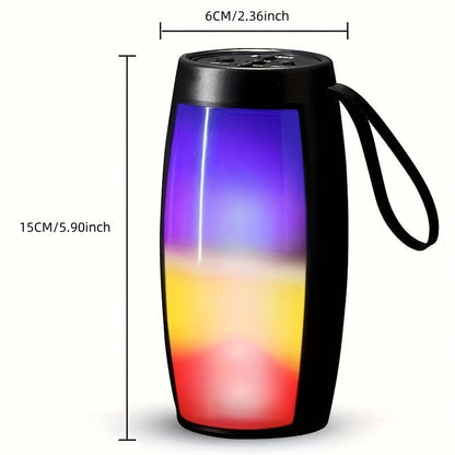 Wireless Speaker - Portable Bluetooth Speaker with 360° Surround Sound & RGB Lights