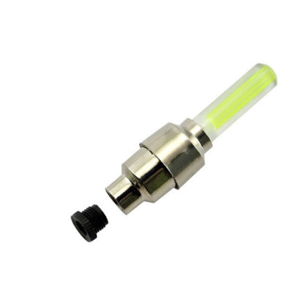 Automobile Tire Valve Lights - Waterproof Stainless Steel Wheel LED Caps