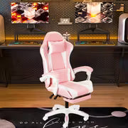 Ergonomic Gaming Chair with Lumbar Support - Racing Style Office Chair for PC, Gaming, Home, Office - Adjustable Height, 5-Point Adjustable Tilt System