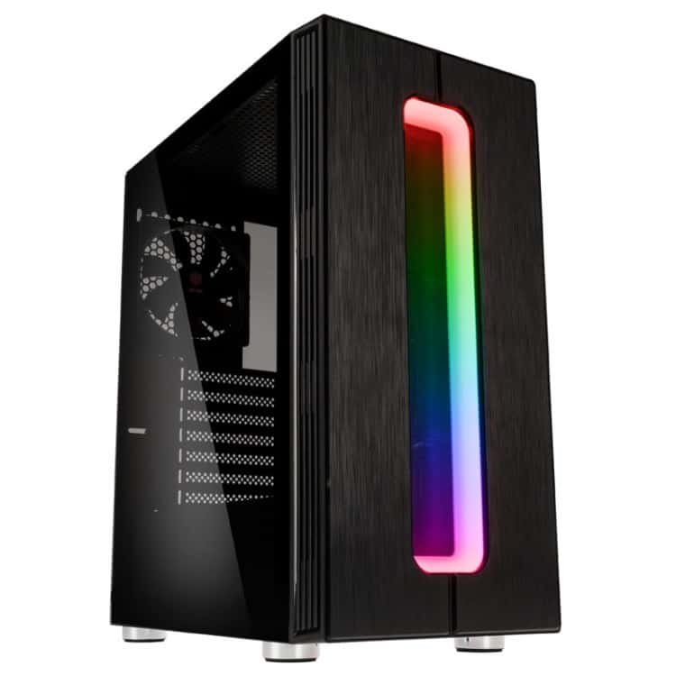 Kolink Nimbus RGB PC Tower Case - ATX Compatible, Built-In Rear Fan, USB 3.0 Ports