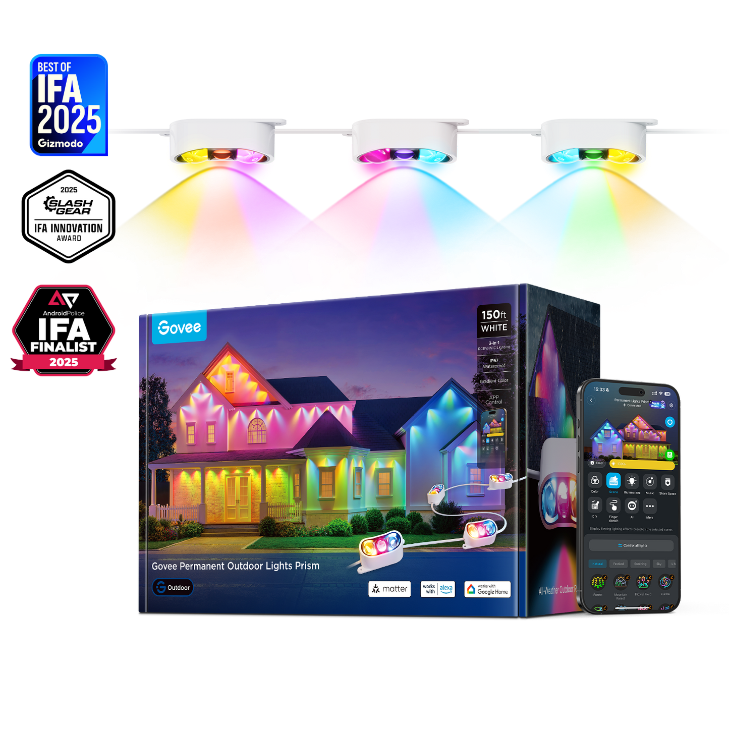 Govee Permanent Outdoor Lights Prism