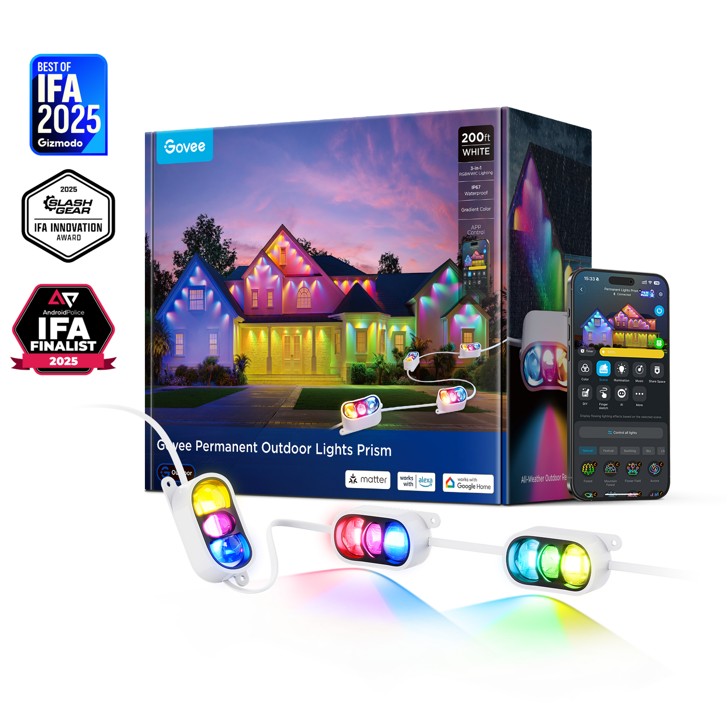 Govee Permanent Outdoor Lights Prism