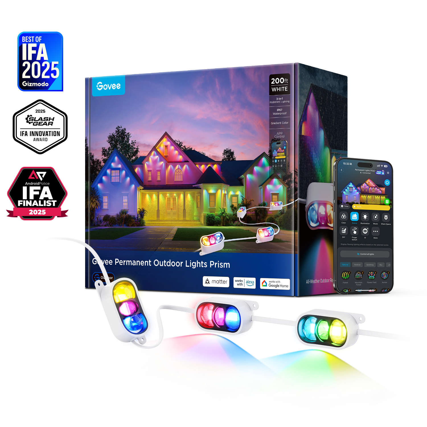 Govee Permanent Outdoor Lights Prism