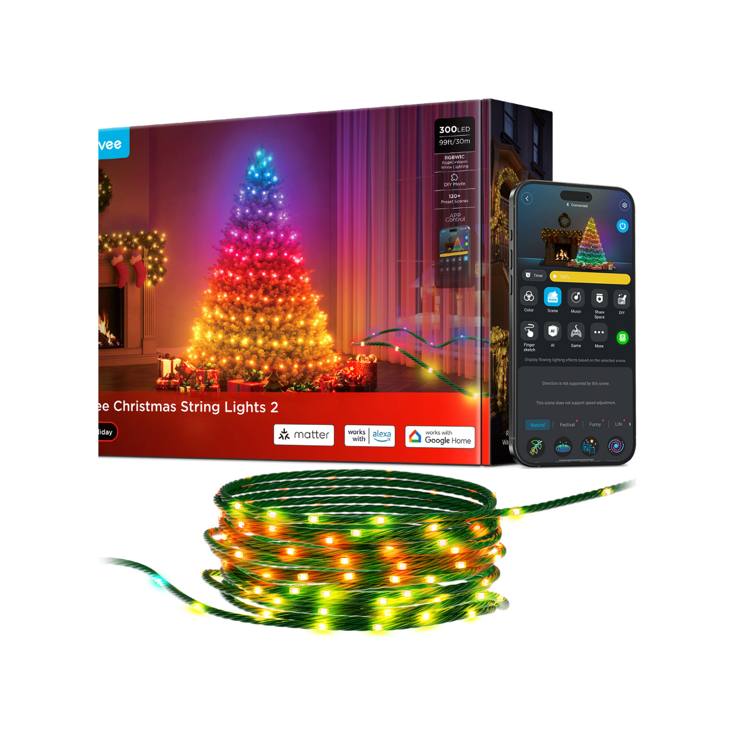 Govee Christmas String Lights 2