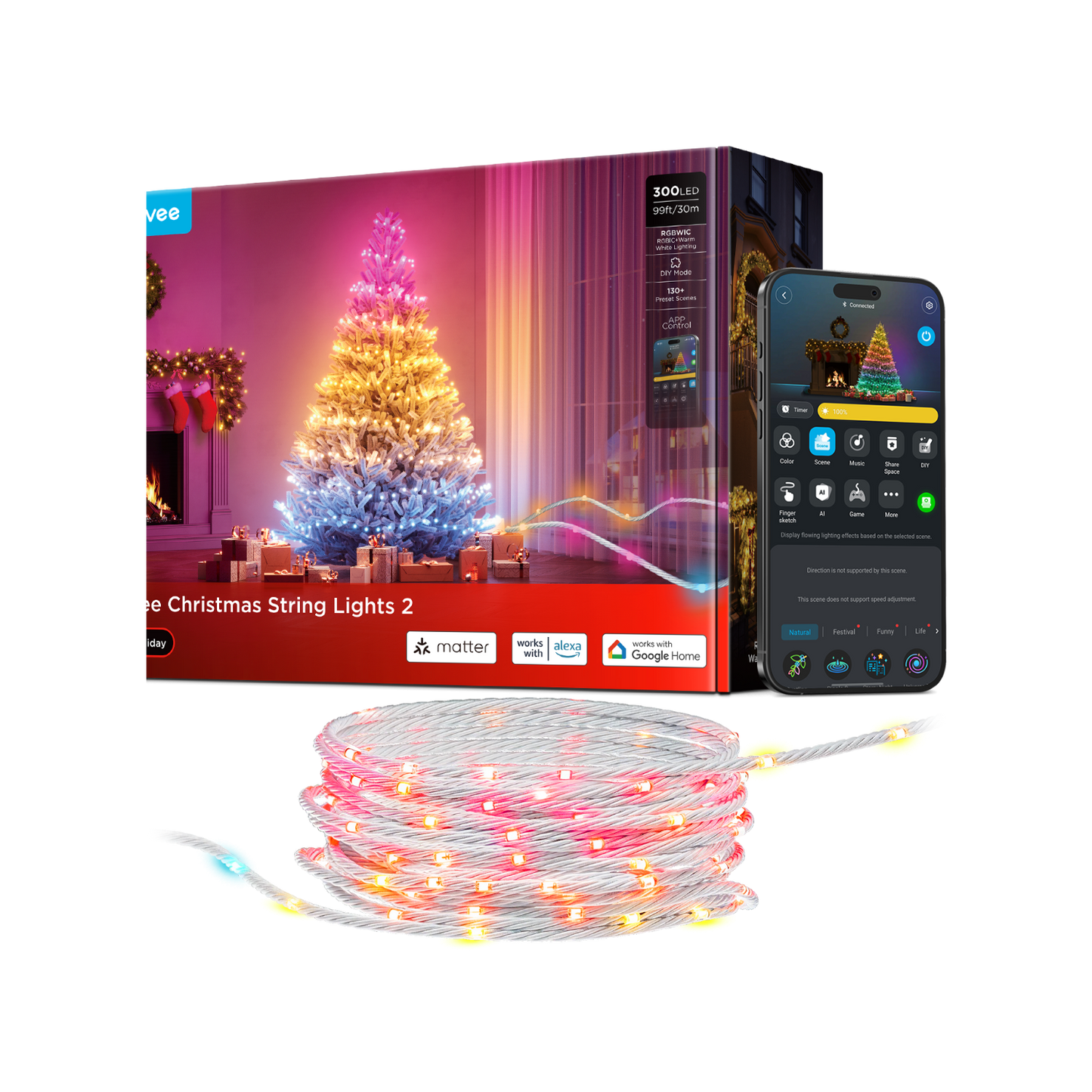 Govee Christmas String Lights 2