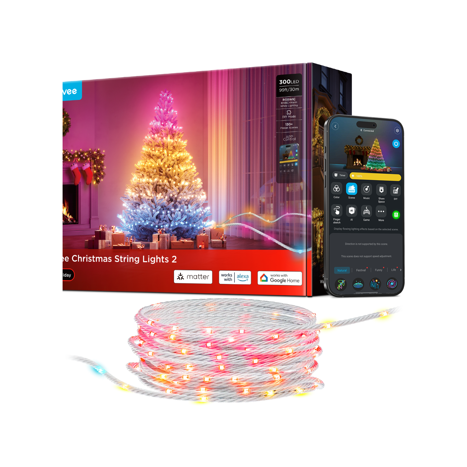 Govee Christmas String Lights 2