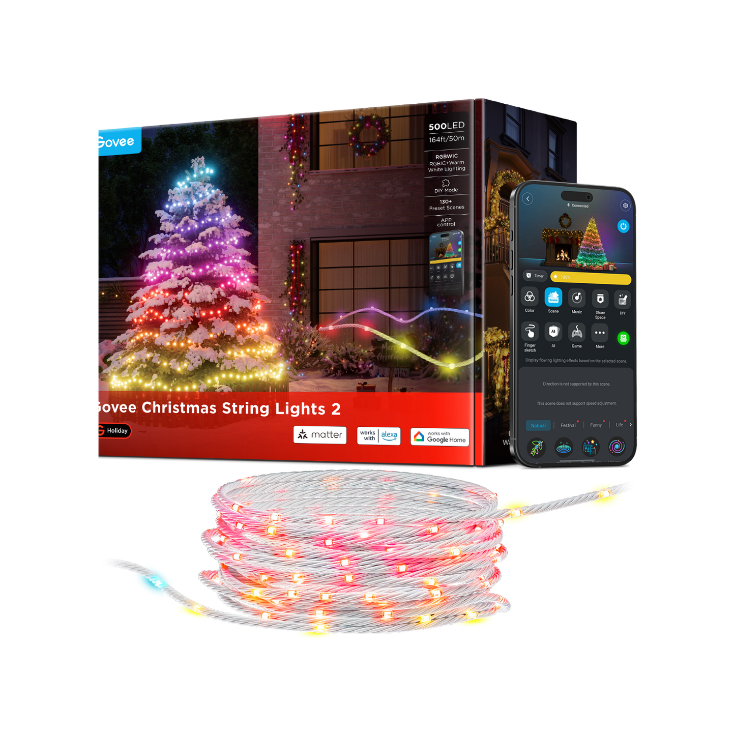 Govee Christmas String Lights 2