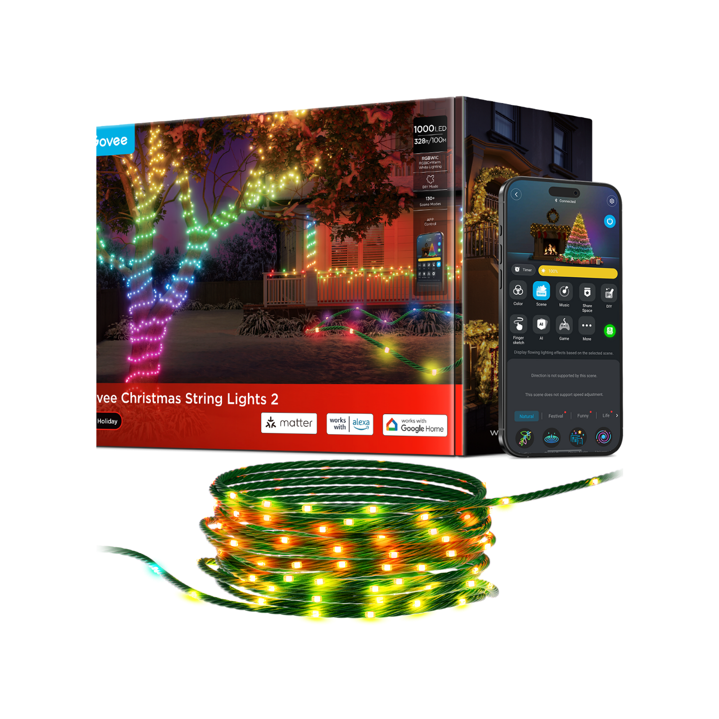 Govee Christmas String Lights 2