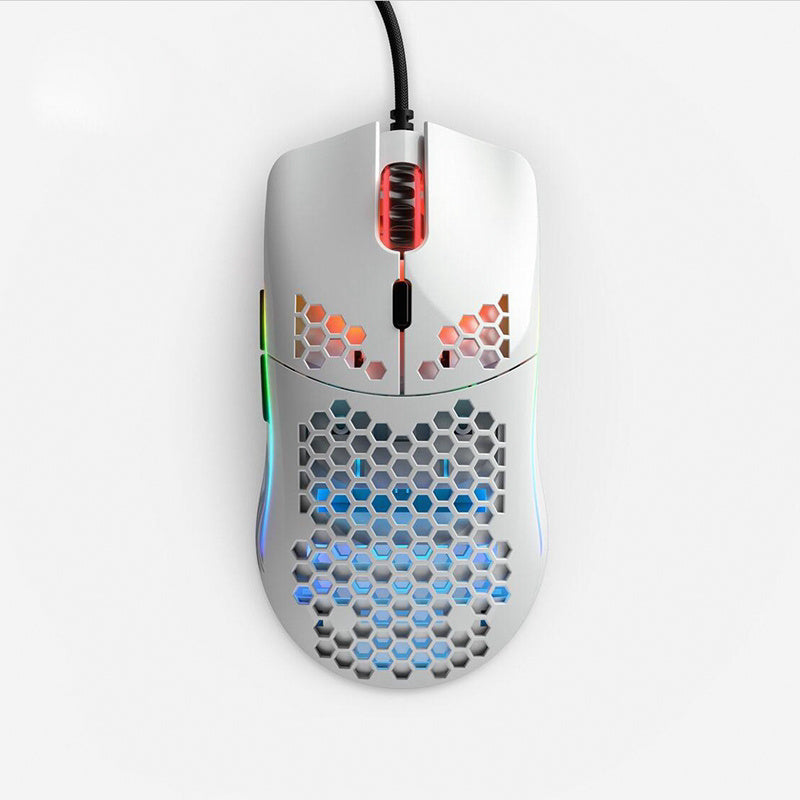 RGB Gaming Mouse - Wired Optical Mouse with Adjustable DPI & Hole Design