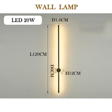 RGB Wall Lamp - Nordic Style LED Living Room Lighting With Iron Shade & E14 Holder
