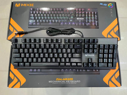Rgb Mechanical Keyboard – Arabic Esports Gaming With RGB Backlit Keys USB