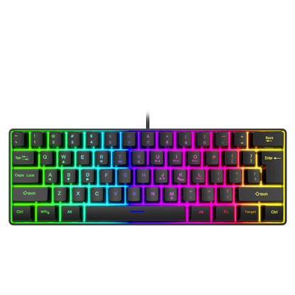 RGB Illuminated Keyboard - Compact Wireless Charging Keyboard With Colorful Backlit Keys