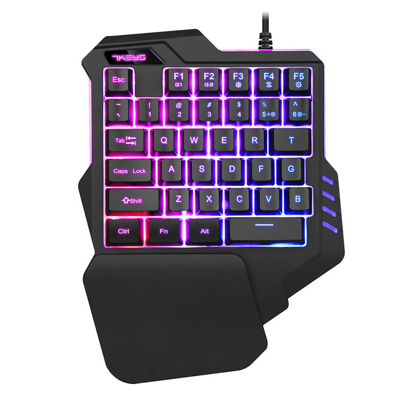 RGB Mechanical Keypad - One-Handed Gaming Keyboard with Programmable Macro Keys